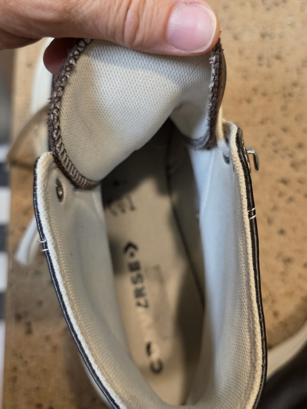 Chuck Taylor Converse Run Star Hike High Top Leather Platform Sneaker - Picture 13 of 14